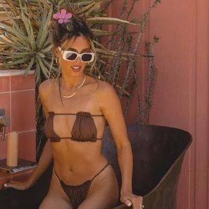 Tan + Lines by Sivan Ayla (S) Chocolate Bikini Set